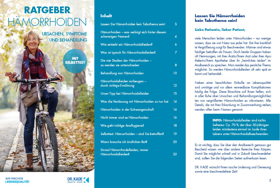 Patientenbroschüre: Ratgeber Hämorrhoiden Patientenbroschüre: Ratgeber Hämorrhoiden